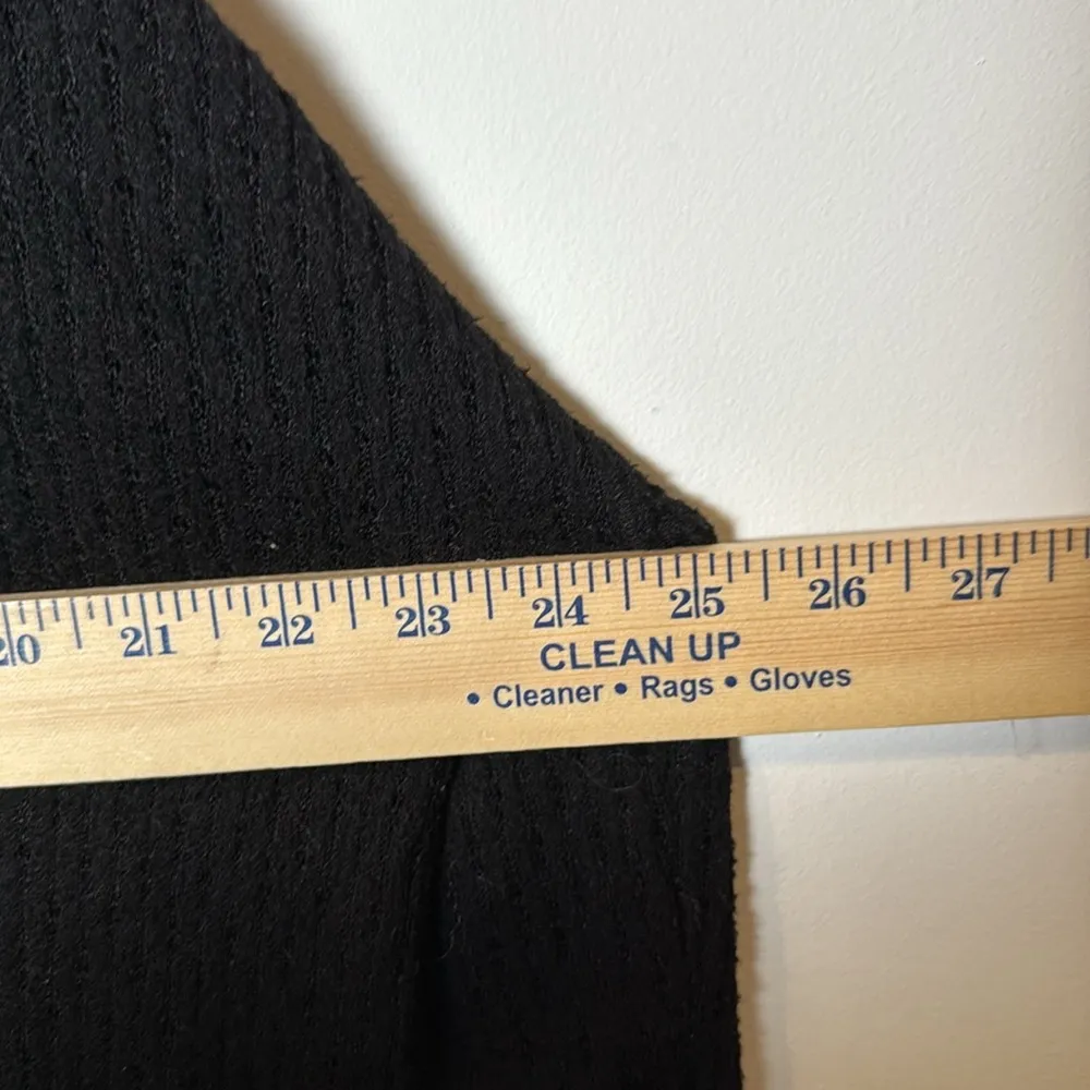 Maeve by Anthropology Black Cowl Neck Sweater with Ruffle Trim size M - Image 6