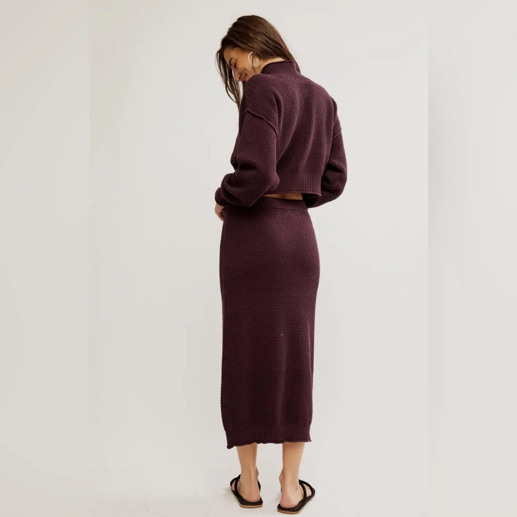 Free people Hailee Sweater Shirt/Skirt Set, Size Small,$128 - Image 7