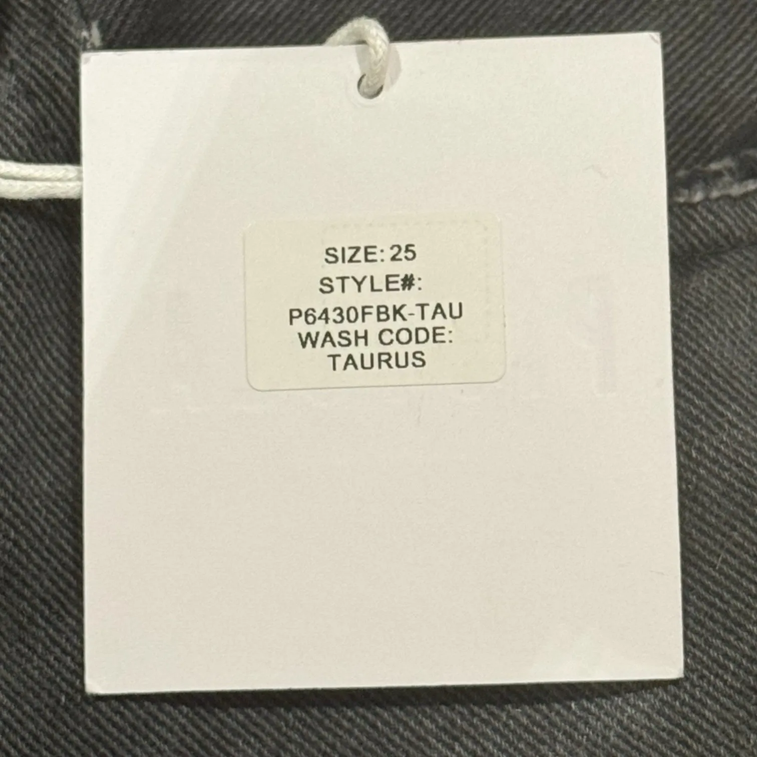 Pistola Revolve Women's Keaton High Rise Slim Straight‎ Jeans Size 26 Black Wash - Image 6