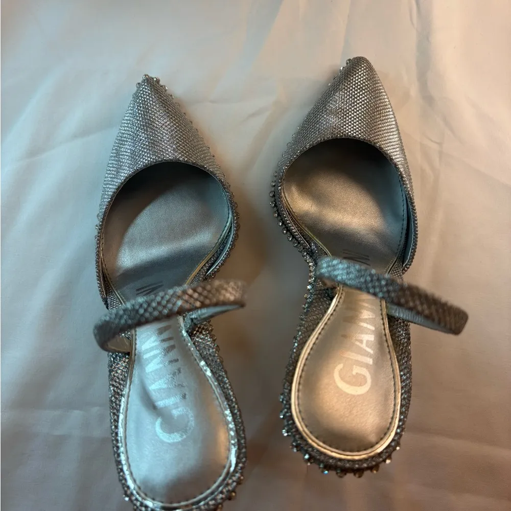 Gianni Bini  Silver Stiletto Heels - Image 4