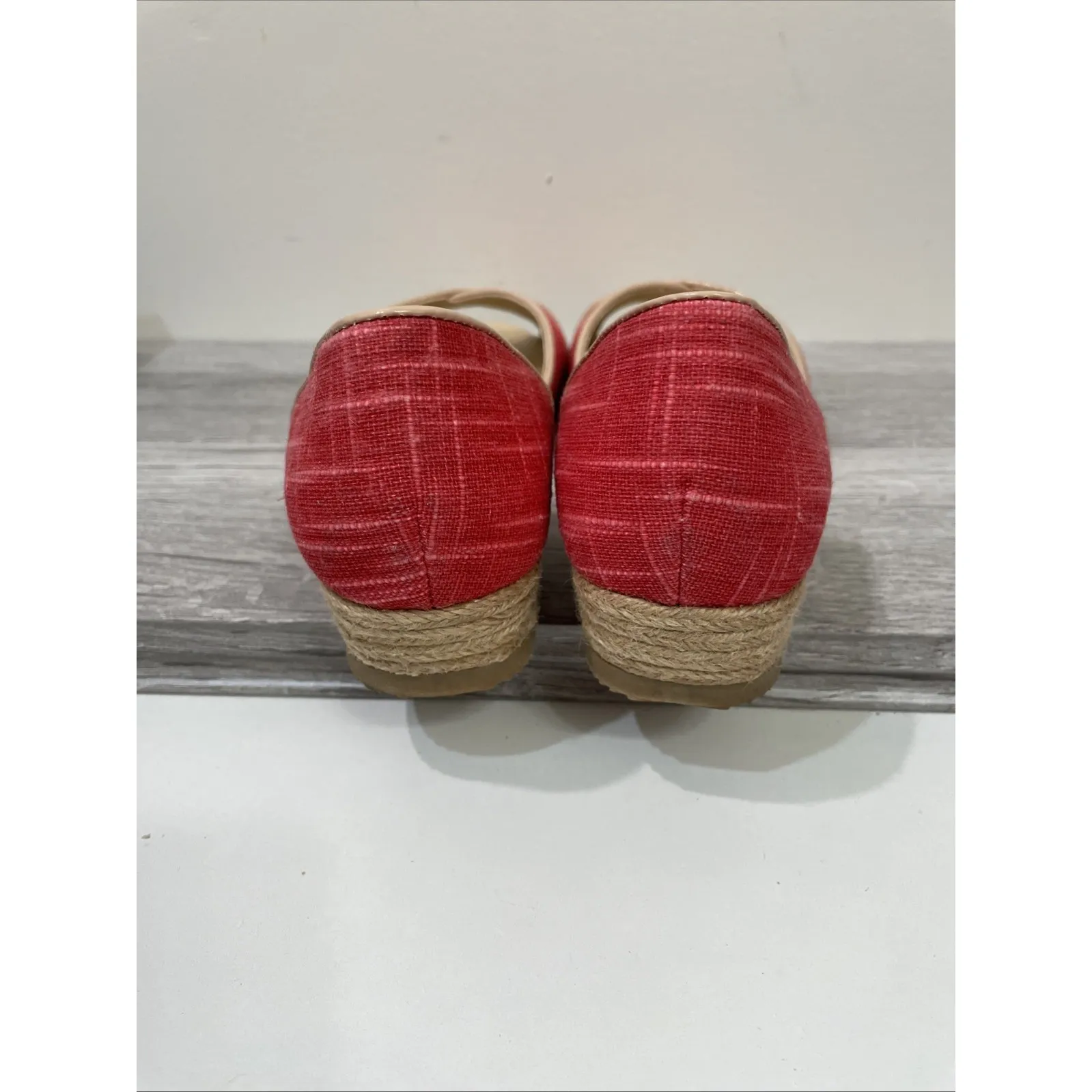 CL‎ by laundry fortune linen coral 9 1/2 ladies shoes - Image 4