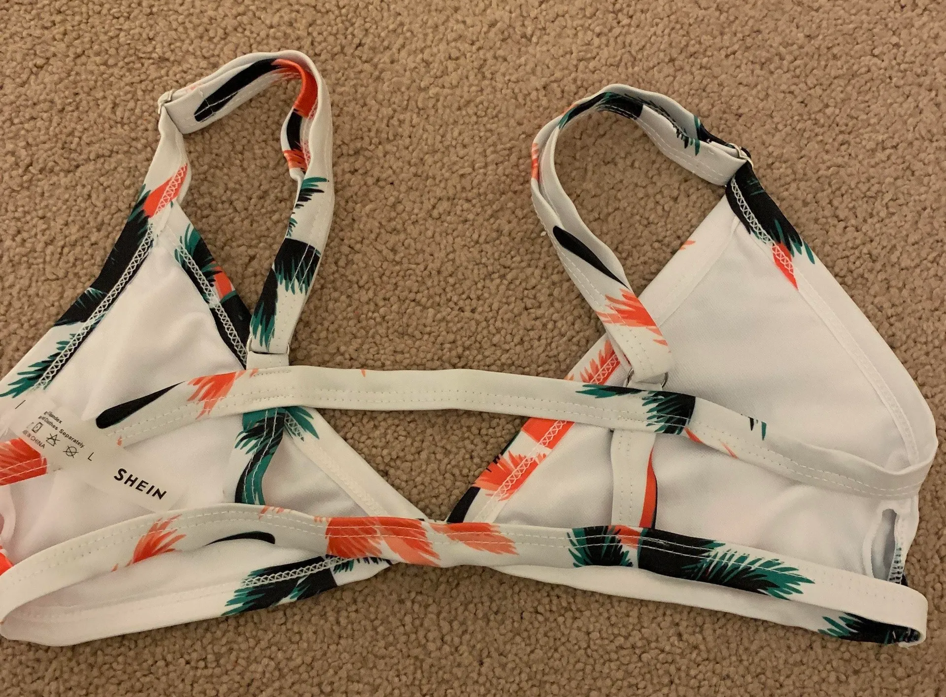 Palm Print Bikini Top - Image 2