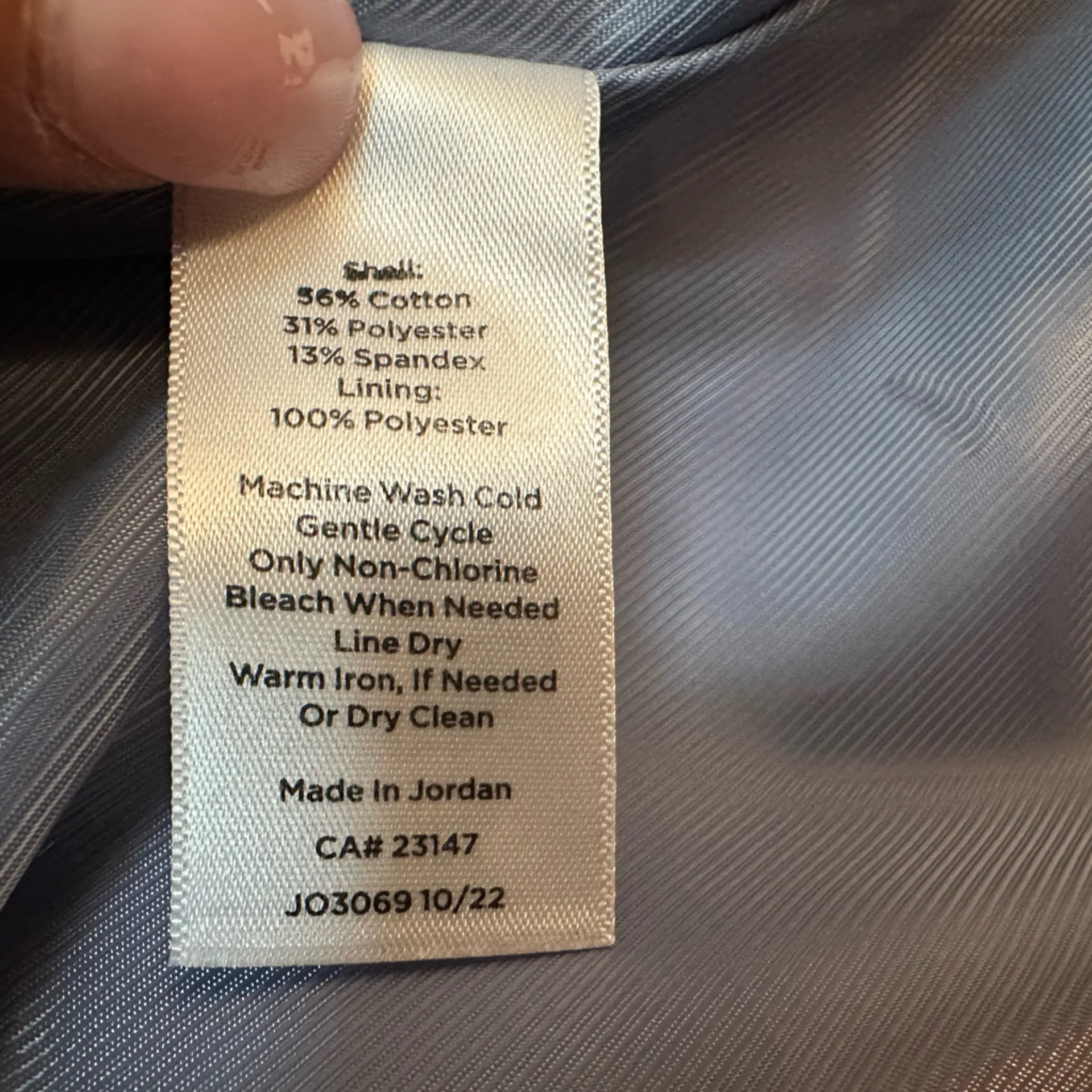 Talbots Bella Light Blue Periwinkle Double-Breasted Blazer Jacket Size 14 NWOT - Image 12