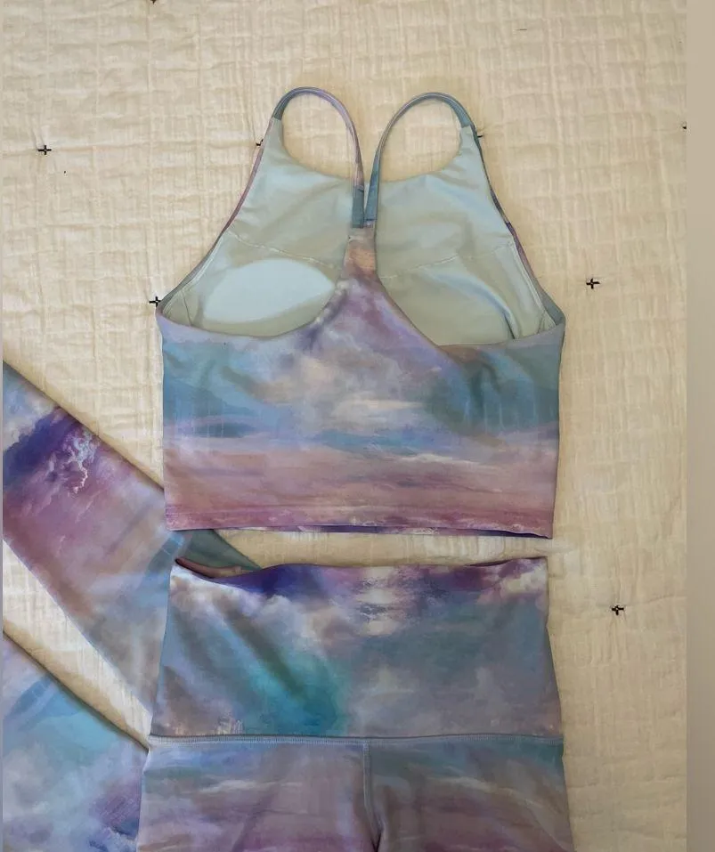 OLD NAVY Active PowerSoft Extra High-Rise Leggings & Racerback Tank Top Size S/M - Image 6