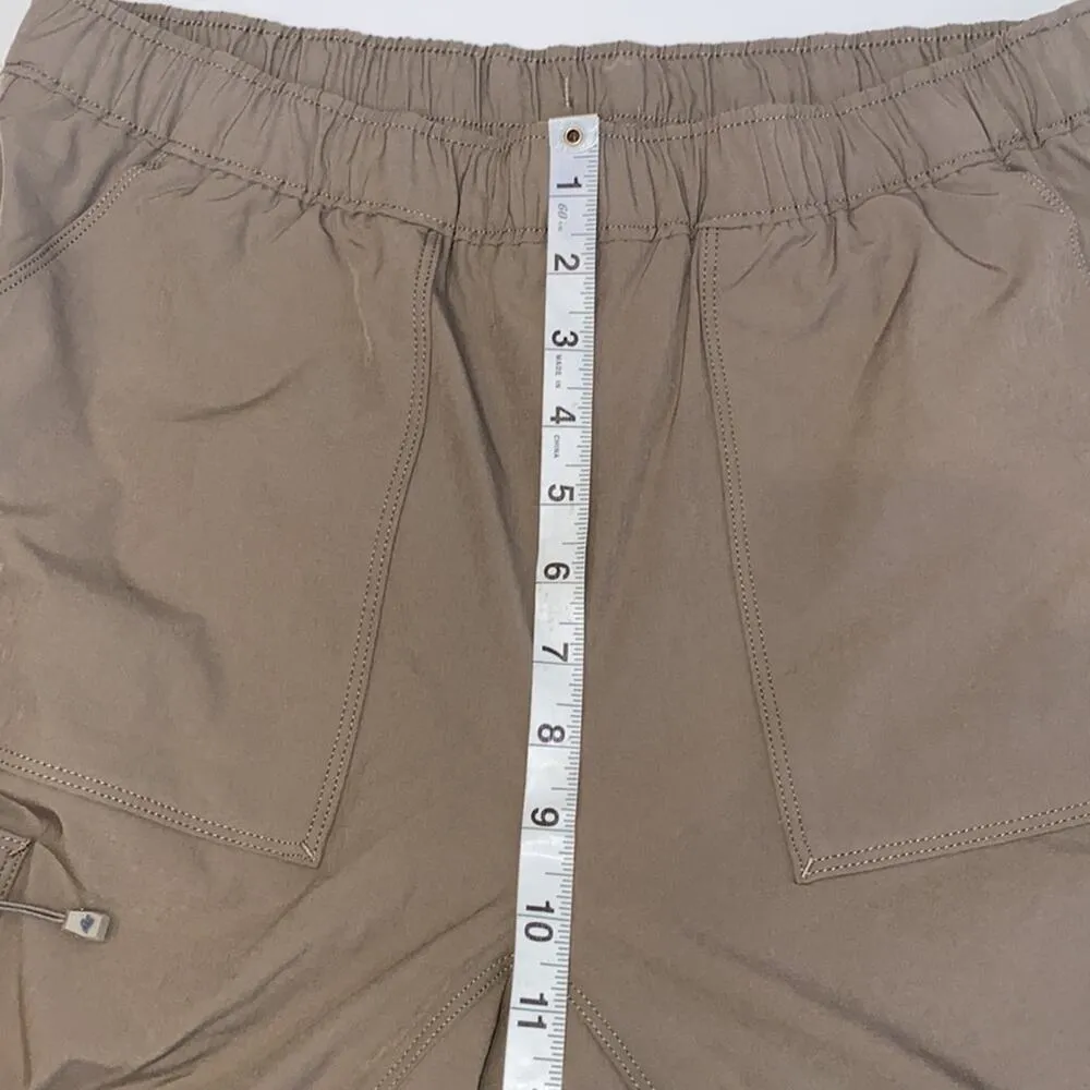 Eddie Bauer Flexion Lined 2.0 Pull On Pants Tan Elastic Fleece Lined NWT Sz 8P - Image 11