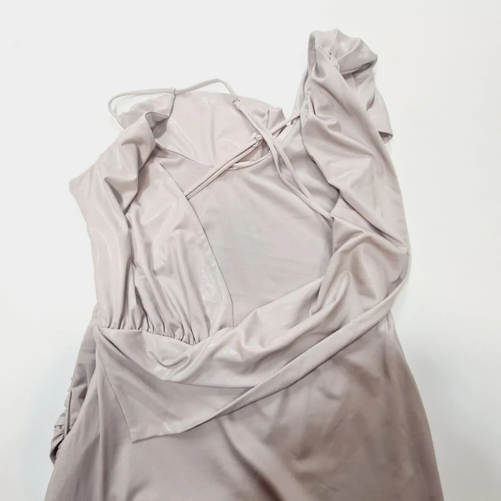 NBD Kait Midi Dress in Ivory Medium - Image 9