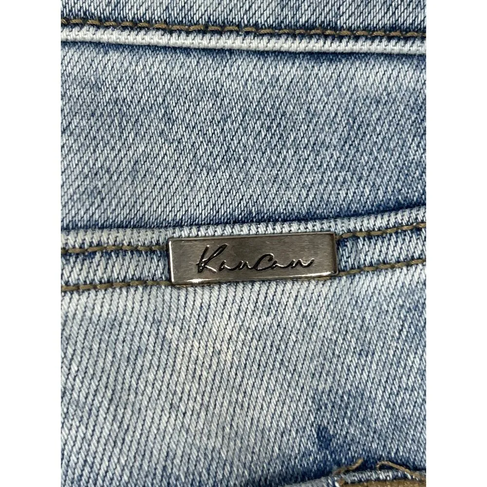 KanCan Jeans 9 28 Bootcut Button Fly Light Wash Blue Denim - Image 12