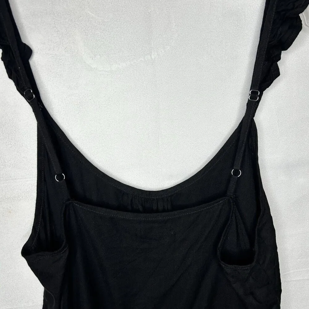 Ugg 2-Piece Pajamas Shorts / Tank Shirt Black Sz Large Drawstring Super Soft - Image 6