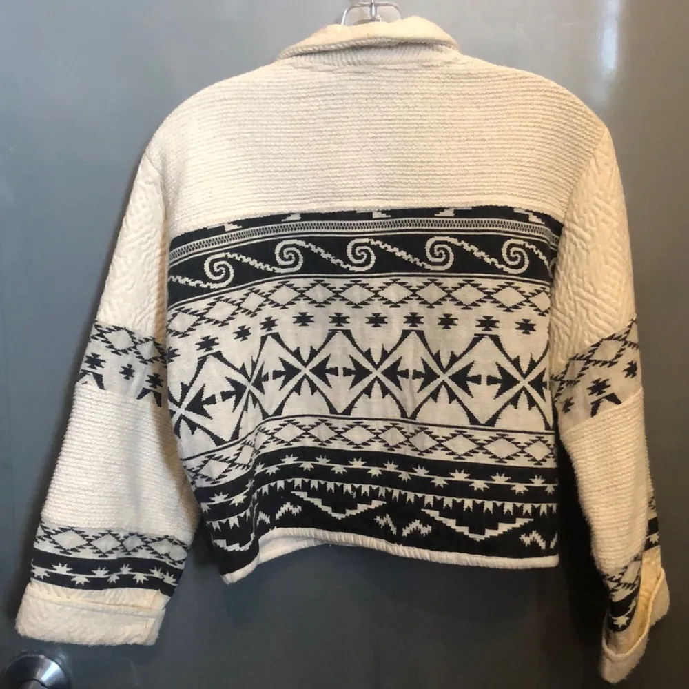 Pier 1 Vintage Cropped Boho cotton jacket L Size L - Image 4