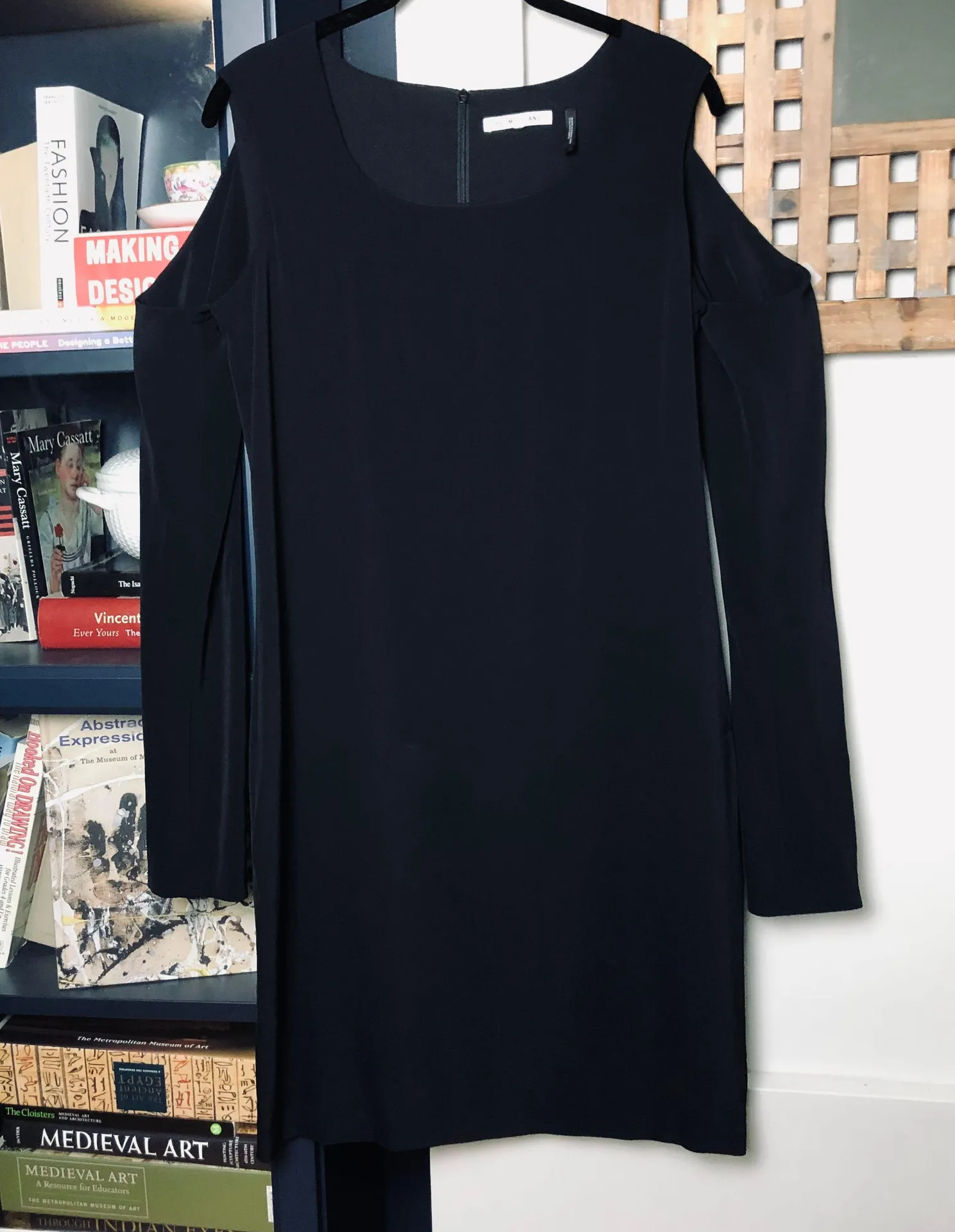 Helmut Lang Shoulder Slice Dress $540 - Image 4