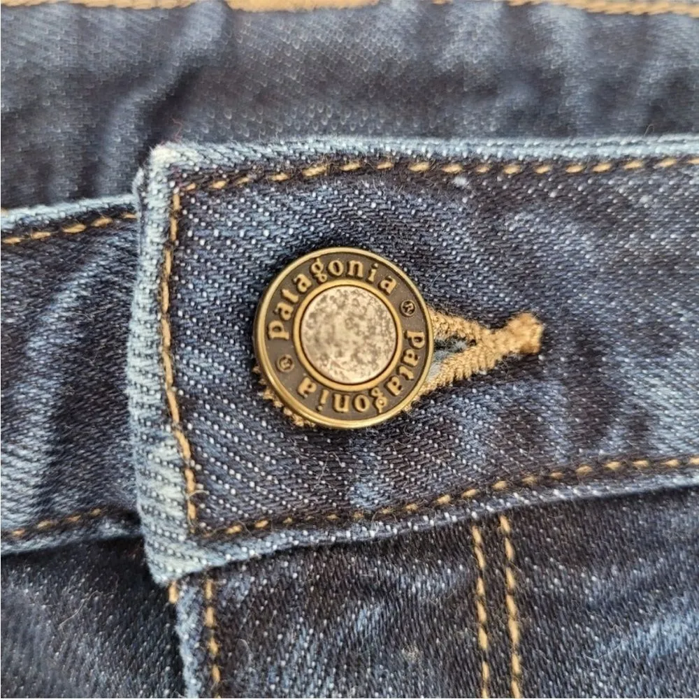 Patagonia blue denim mini skirt organic cotton 10 - Image 4