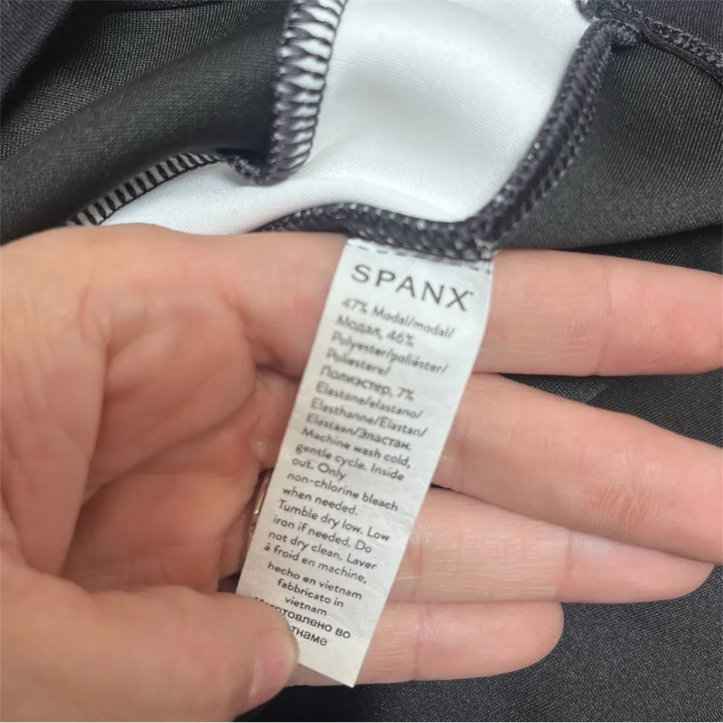 SPANX Aire Side Stripe Mini Dress sz Small - Image 4