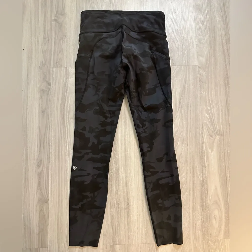 Lululemon Fast and Free Tight II 25” Incognito Camo Multi Grey |Size 6 Like New! - Image 8