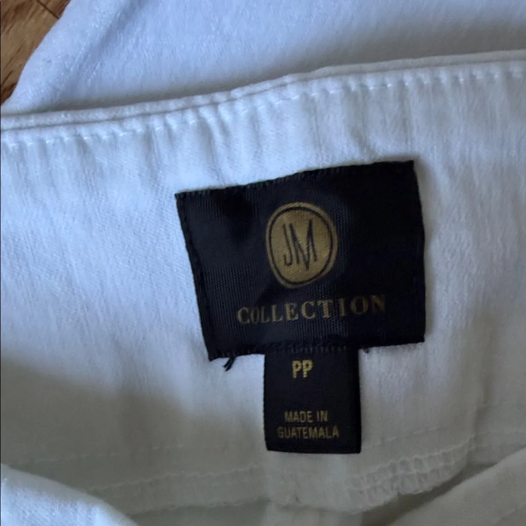 JM Collection White Straight Leg Pants - Image 7