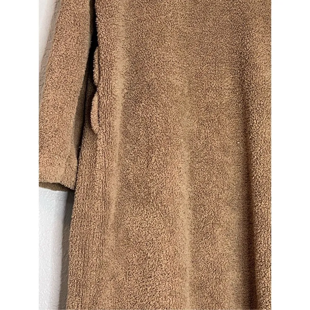 Barefoot dreams cozychic brown cozy warm robe 1 one size - Image 2