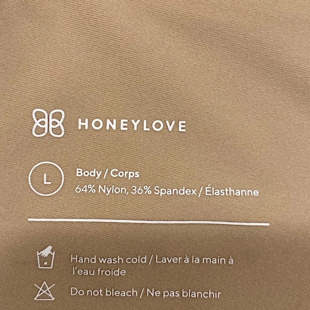 HoneyLove Silhouette bra, size large Tan - Image 7