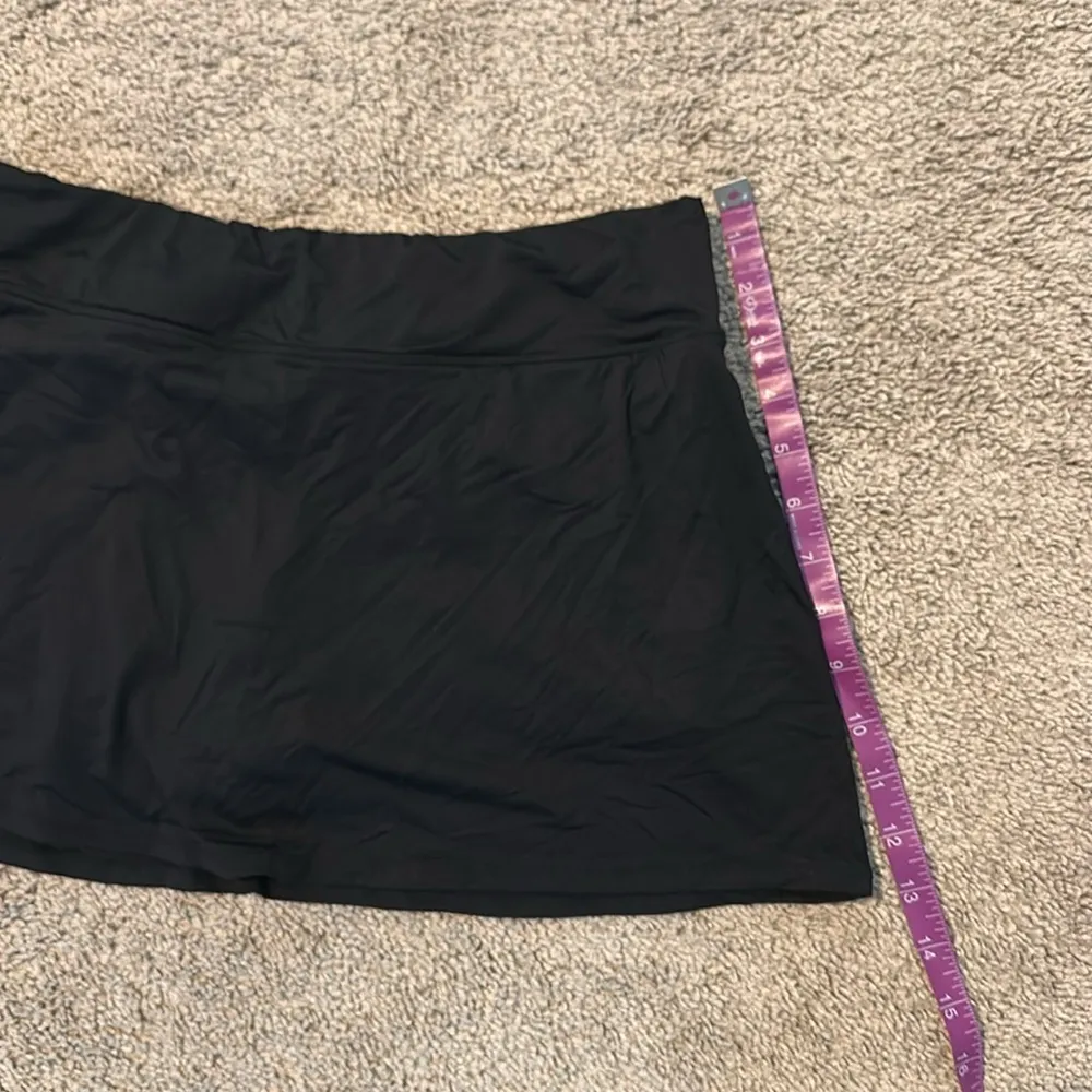 Beach House Black Swim Skirt Size 8 - Image 6