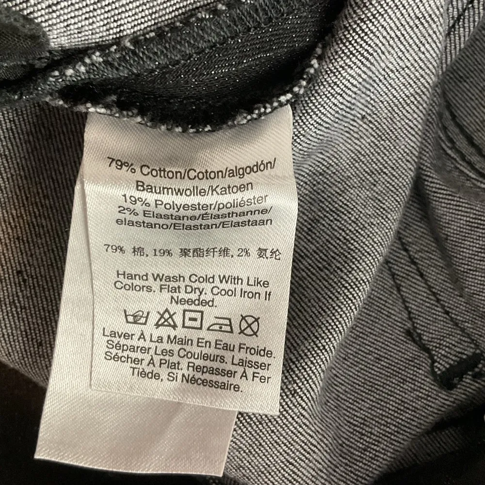 DKNY High Rise Skinny Ankle Animal Print with Front Pockets Belt Loops Zipper - Image 6