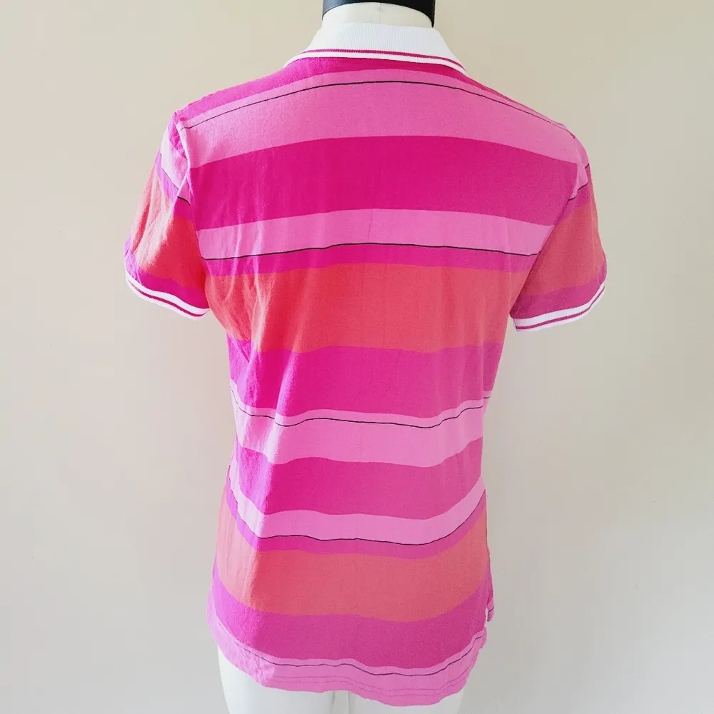 US Polo Assn striped polo size large - Image 4