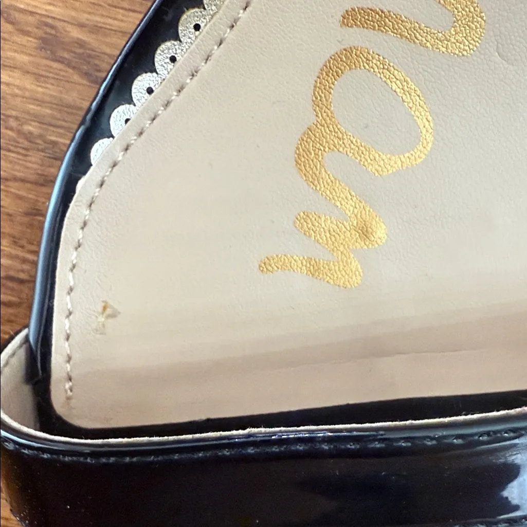 Sam Edelman Black Patent Leather Heels – Women’s Size 11.5M, Strappy Sandals - Image 13