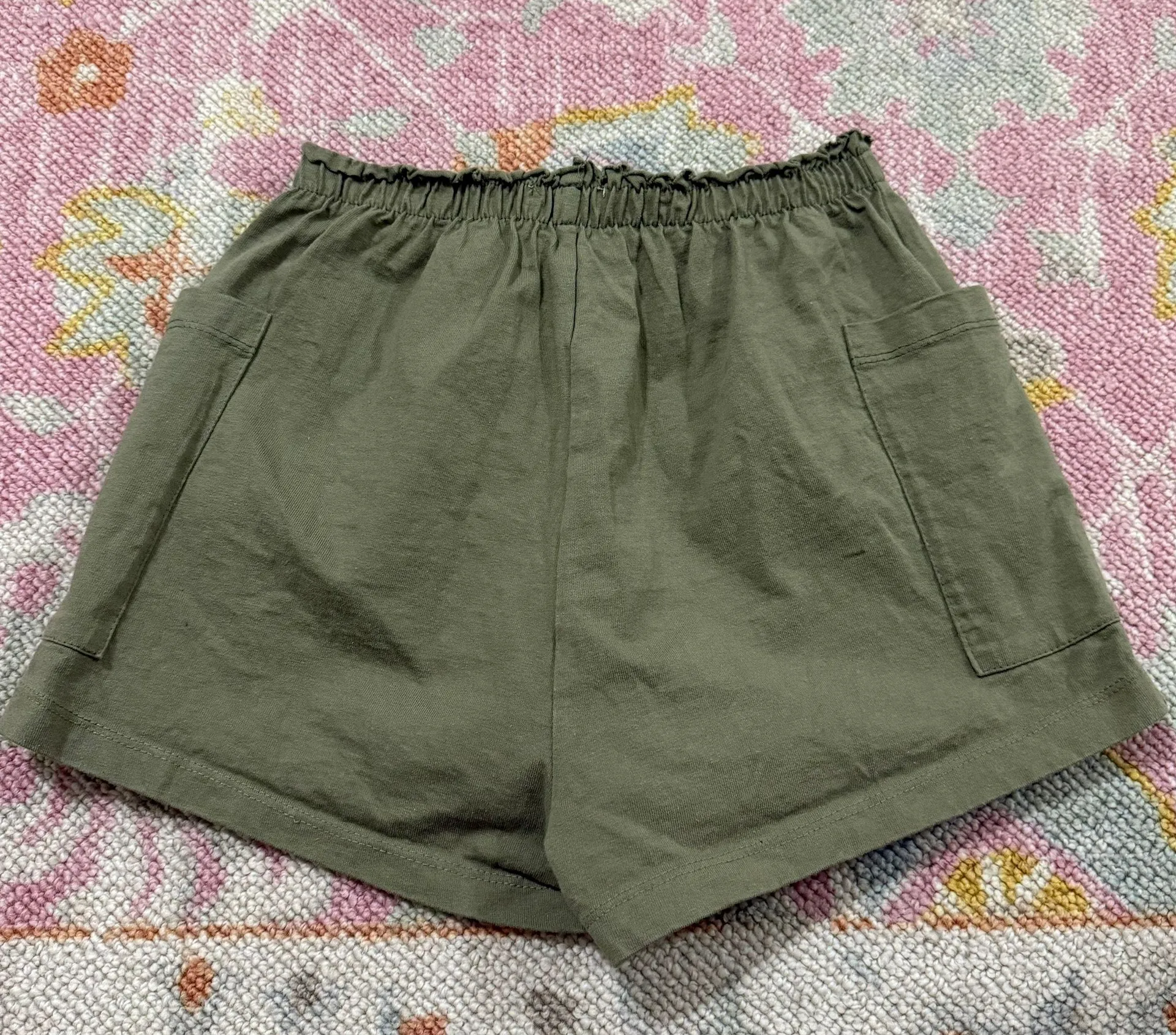 Free People Movement Shorts Green - Image 3
