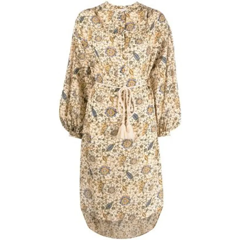 Ulla Johnson Agadir Floral Batiste Belted Coverup‎ Midi Dress Size Small - Image 4