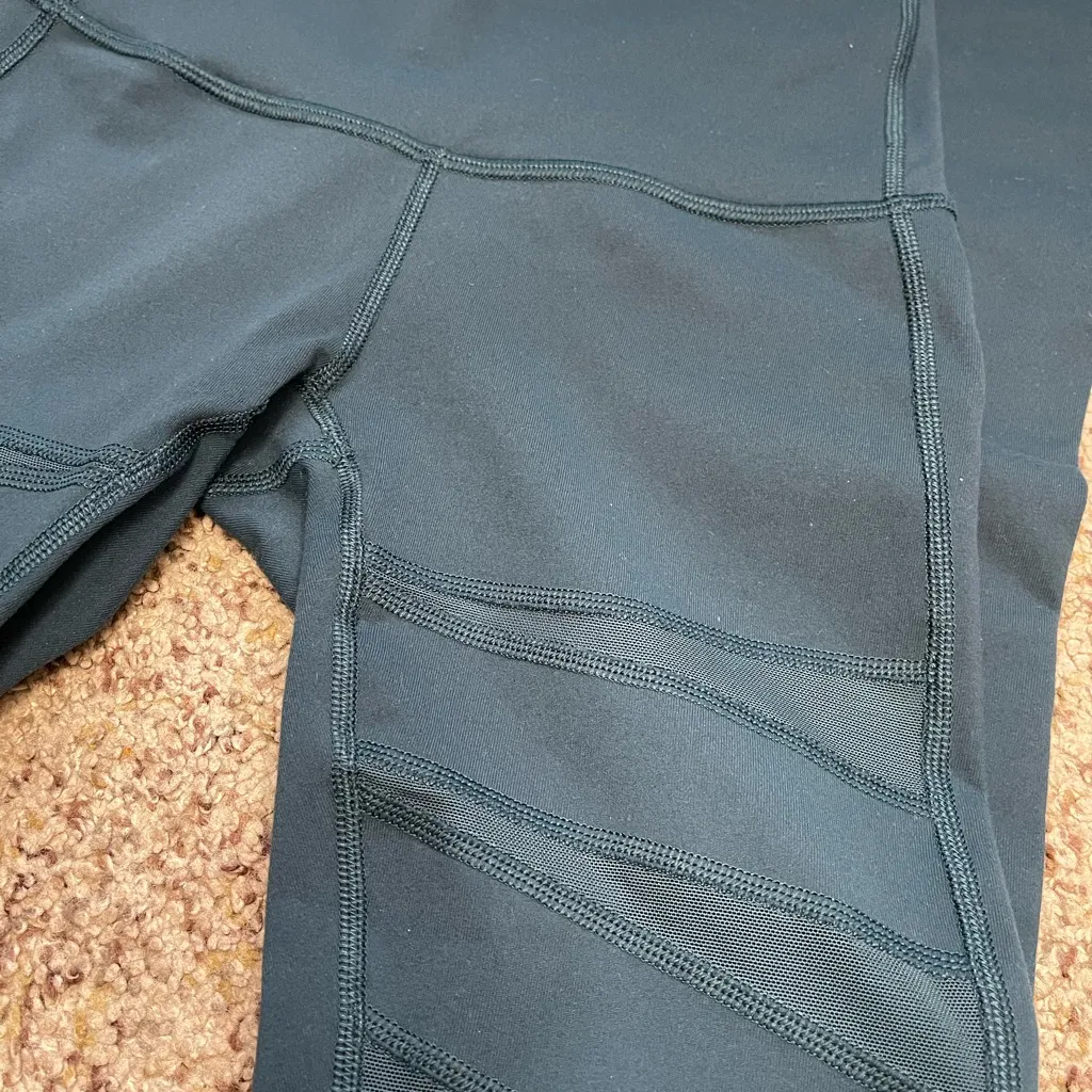 Lululemon Wunder Under Pant  Hi Rise Tech Mesh Submarine size 2 - Image 4