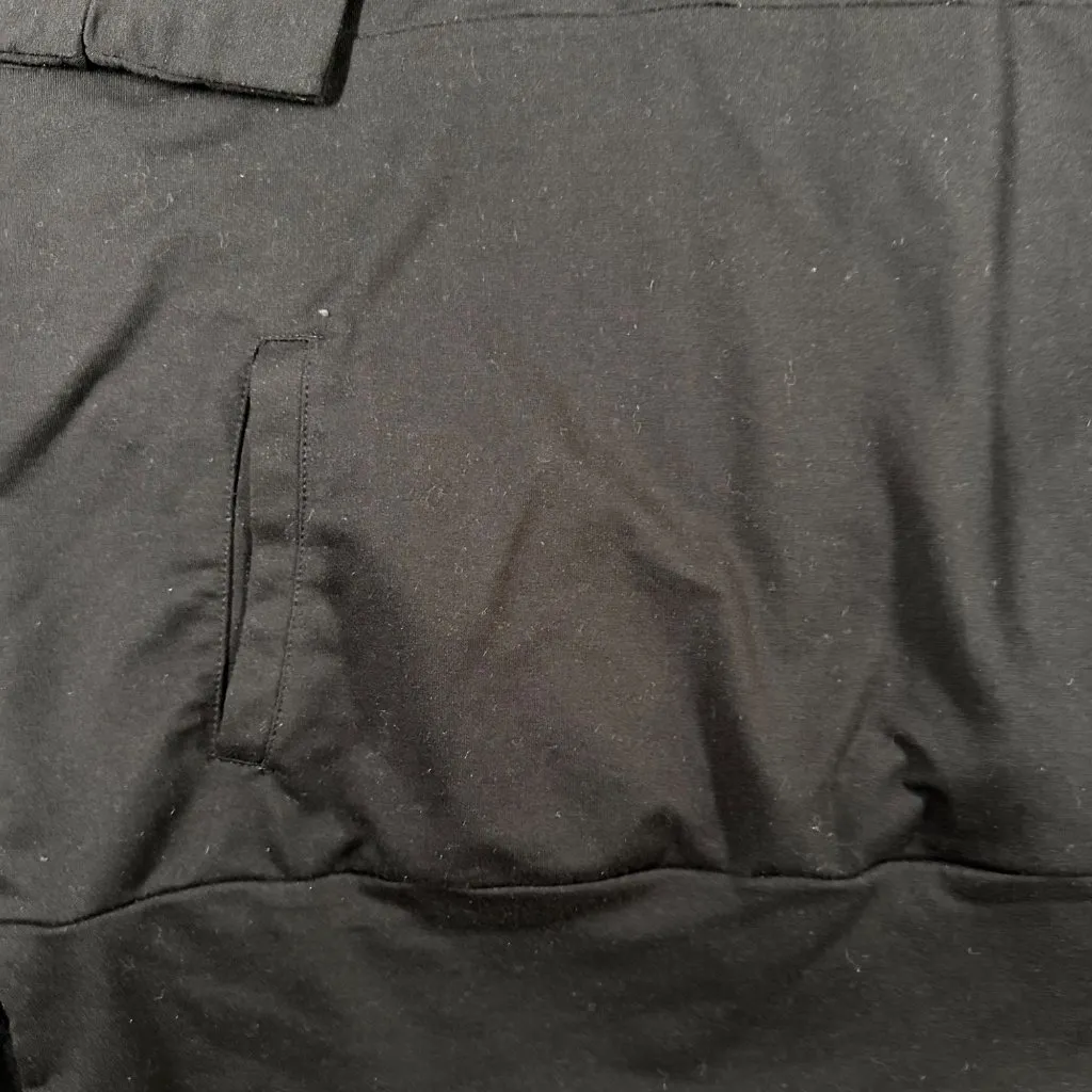 Zelos Sweatshirt Womens Medium Black Mock Neck Split Hem Pullover Sweatshirt Top - Image 5