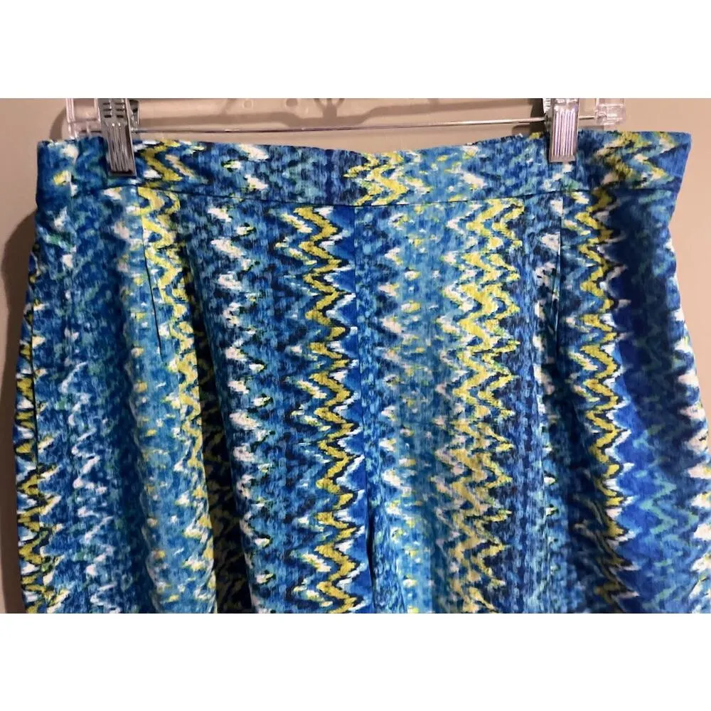 Vince Camuto Blue & Green Abstract Print Pull - Image 2