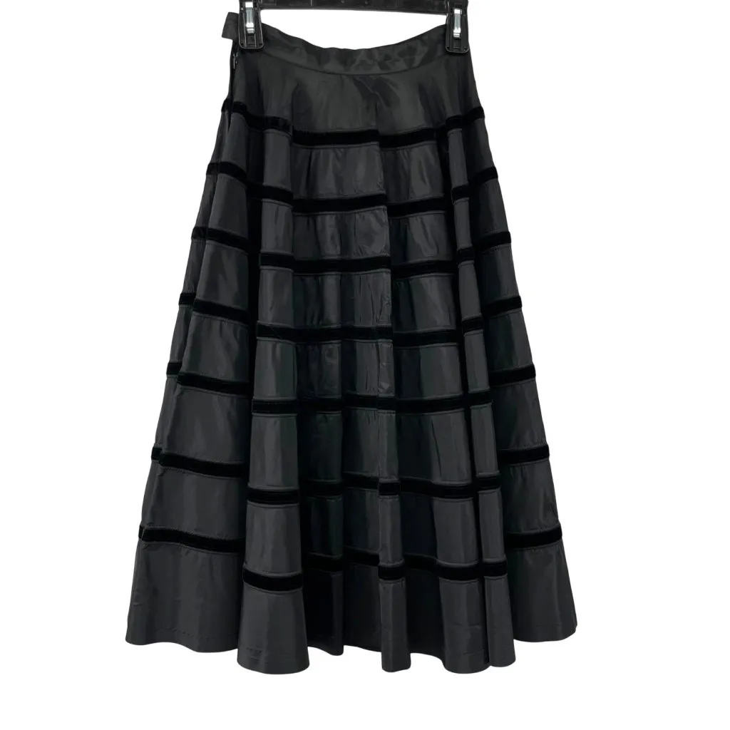 Vintage Smart Set Midi Party Skirt Women’s XS/S? Black Used Repair Needed - Image 12