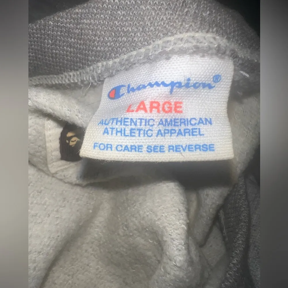 A Bathing Ape By Champion Women's Size L Gray Cotton Short Sleeve  Sweatshirt - Image 6