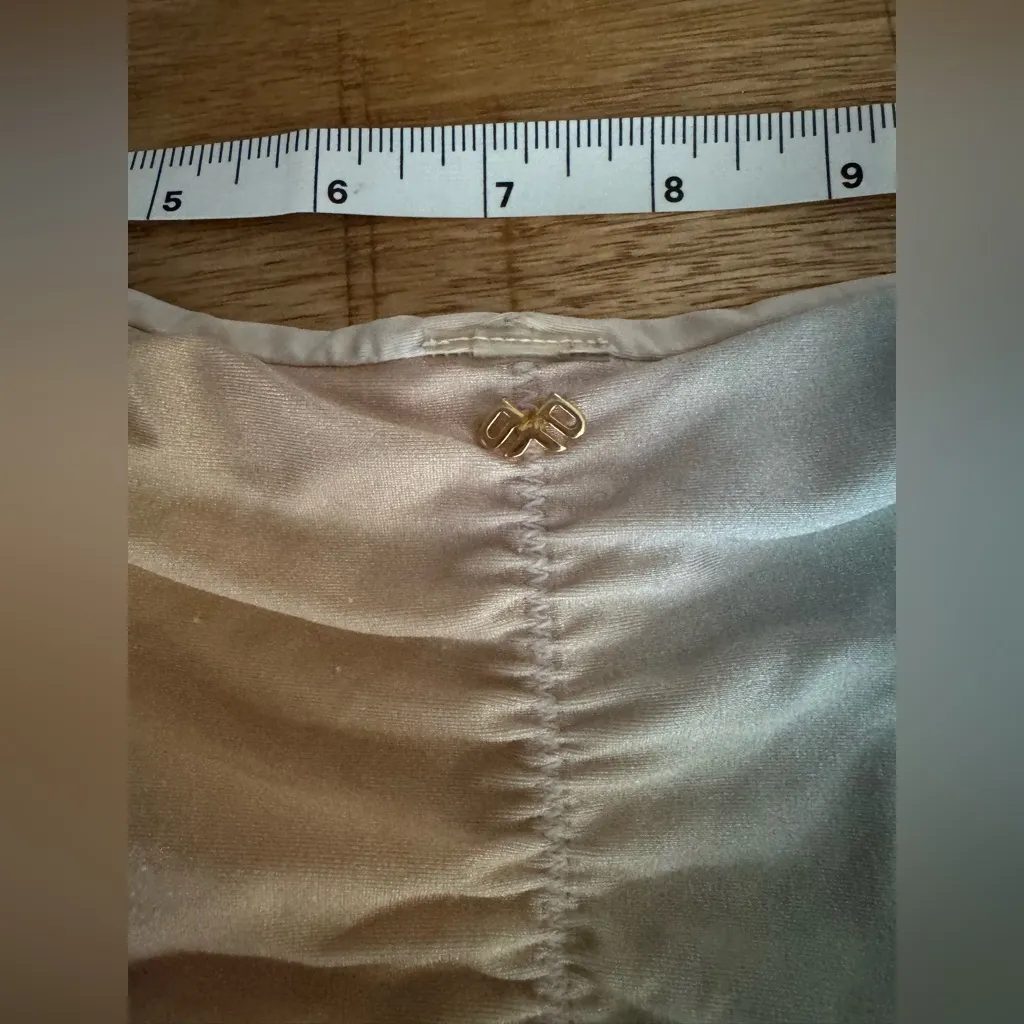 PilyQ swim bottoms in a pastel rainbow size Medium 

Multicolor Bikini Bottom - Image 4