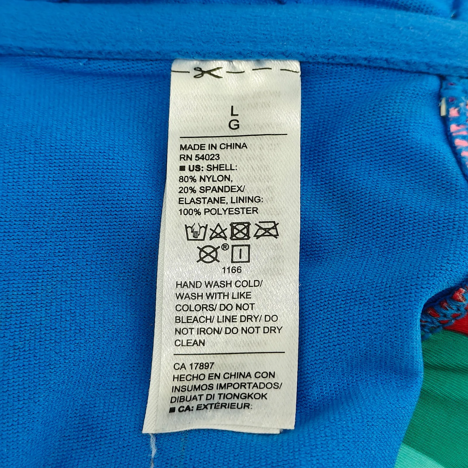 Old Navy Multicolor Stripe Single Shoulder Bikini Top Womens Large - Image 3