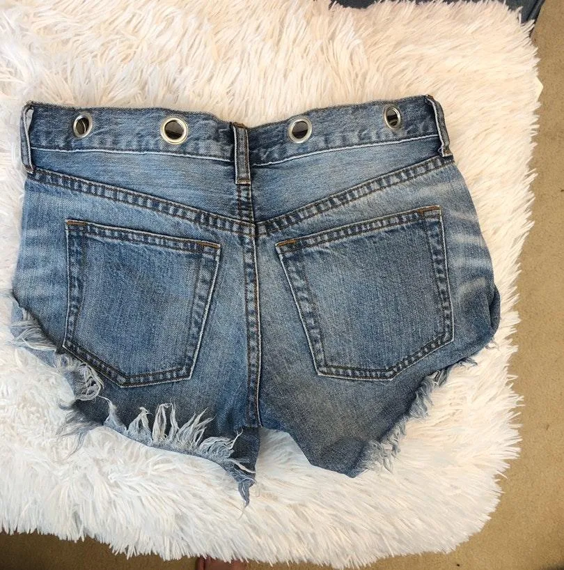Free People Denim Shorts - Image 2