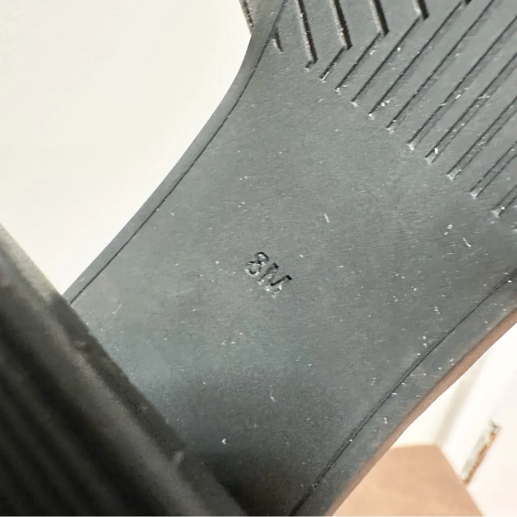 NEW Abound Erica Block Heel Square Toe Slide Sandals Black sz 8 - Image 9