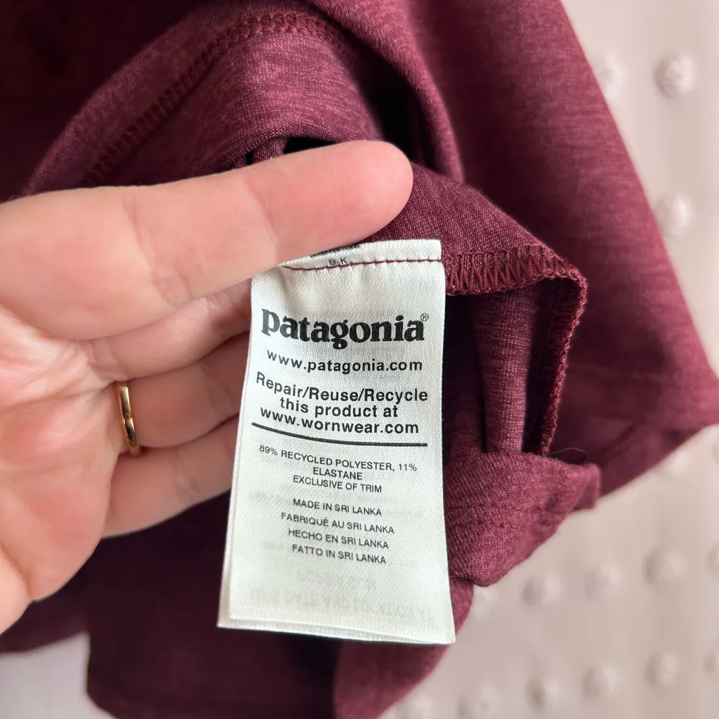 Patagonia Women’s Seabrook Skirt Knee Length Sz M Chicory Red - Image 4