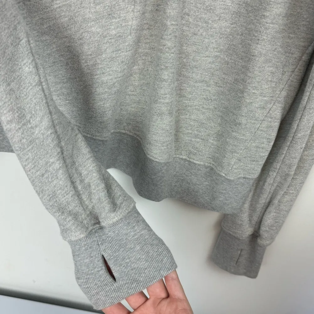 Pam & Gela Criss Cross Back Sweatshirt Sz Medium Grey - Image 11