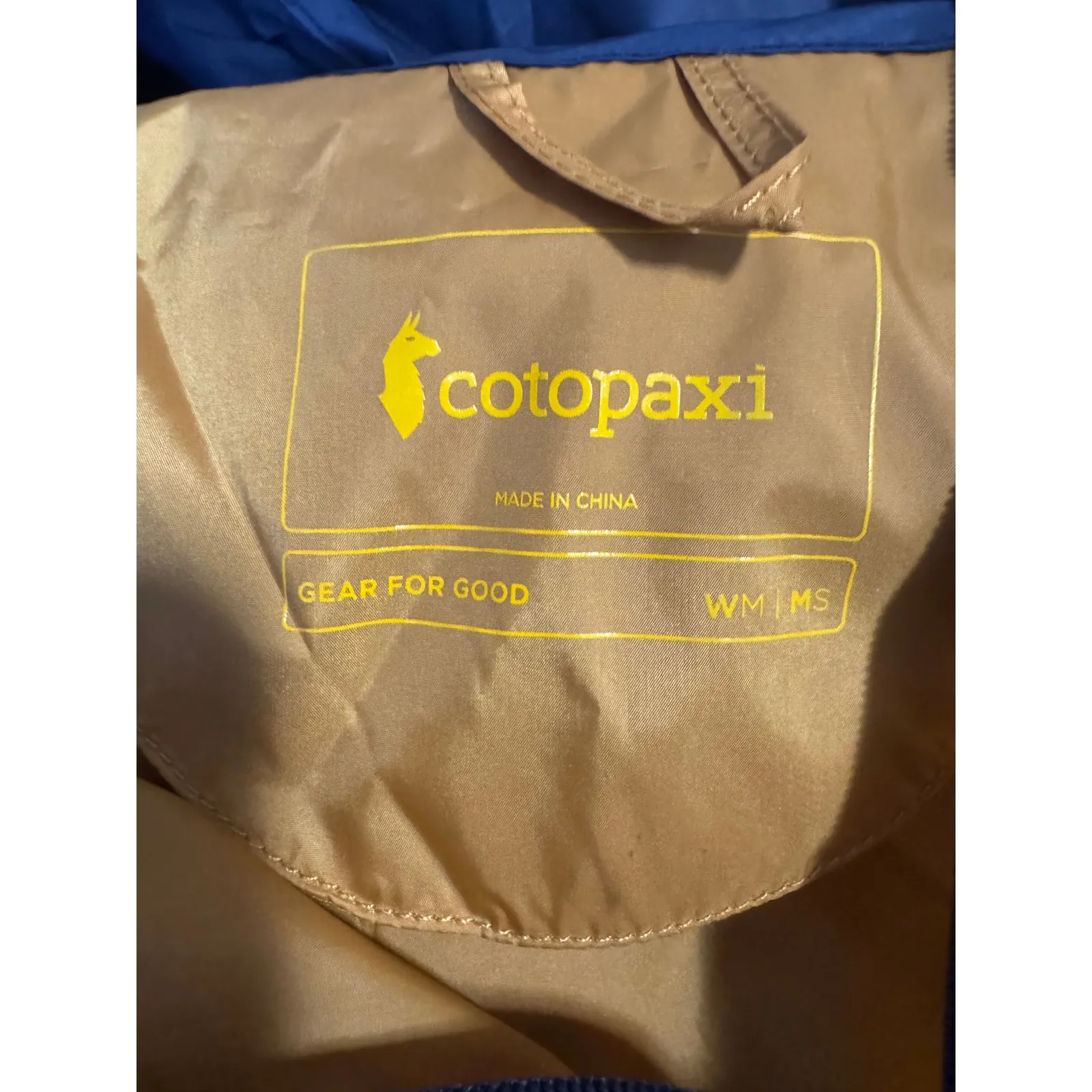 Cotopaxi Teca Technical Windbreaker Jacket WM/MS Colorblock Hooded Packable Size M - Image 5