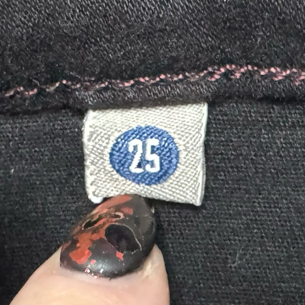 Citizens of Humanity Thompson Mid Rise Black Skinny Pant Womens 25 - Image 6