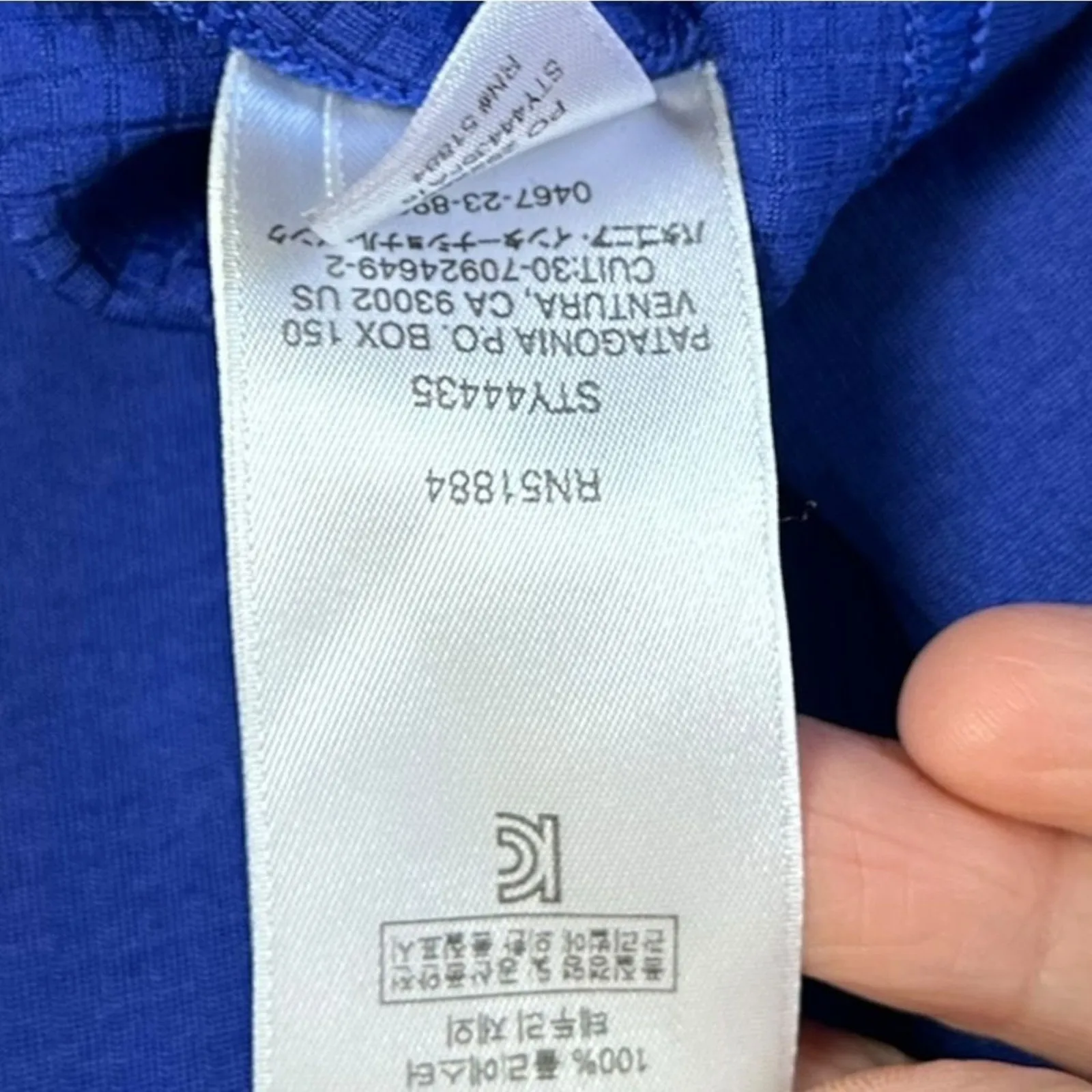 Patagonia Womens Capilene Baselayer Polartac Blue Thermal sz Medium Ski Snow - Image 2