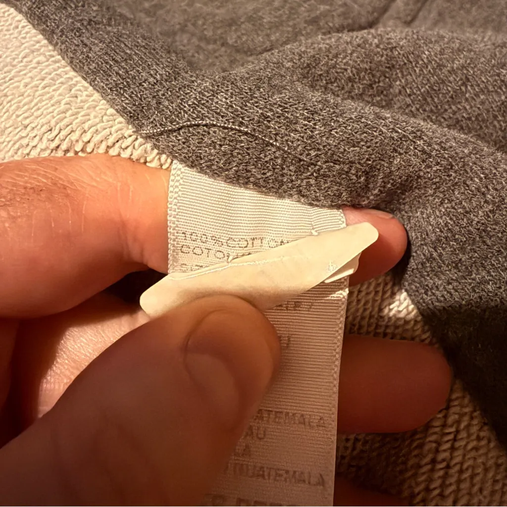 Standard James Perse Gray Long Sleeve Open Long Cardigan Sz 3 (L) - Image 6