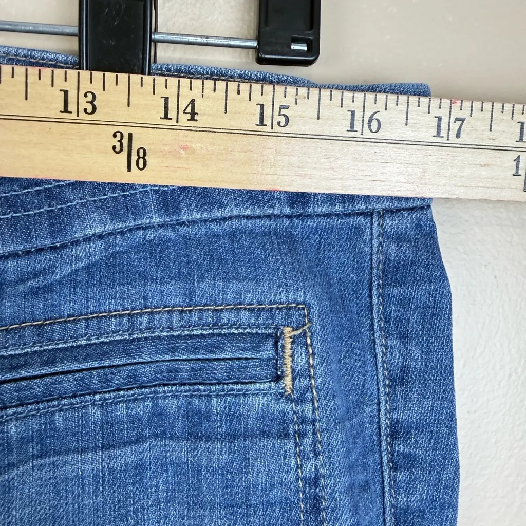 Lucky Brand Charlie Flare Women’s Low Rise Jeans Blue Distressed Flared 12x31 - Image 11