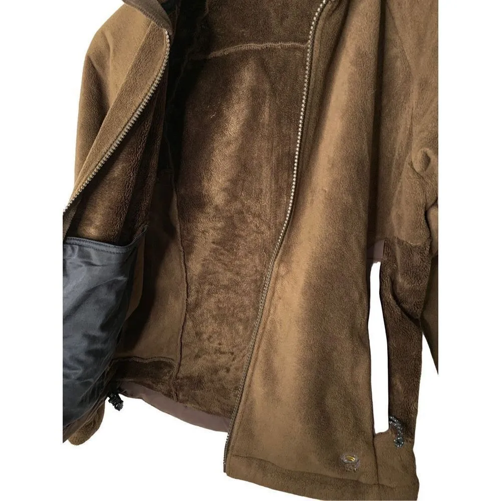 Mountain Hardwear fleece full zip women’s brown size XS - Image 7
