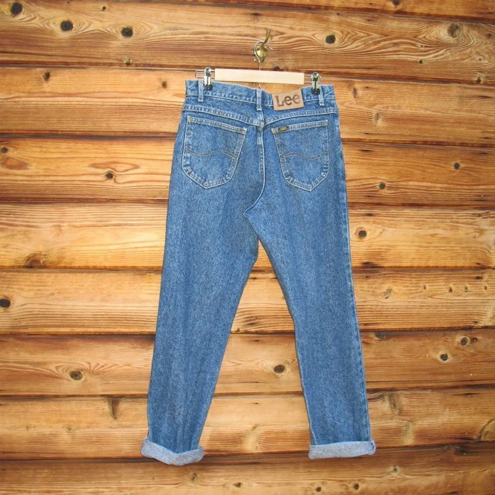 Vintage High Waist Mom Jeans Blue Size 30 - Image 6