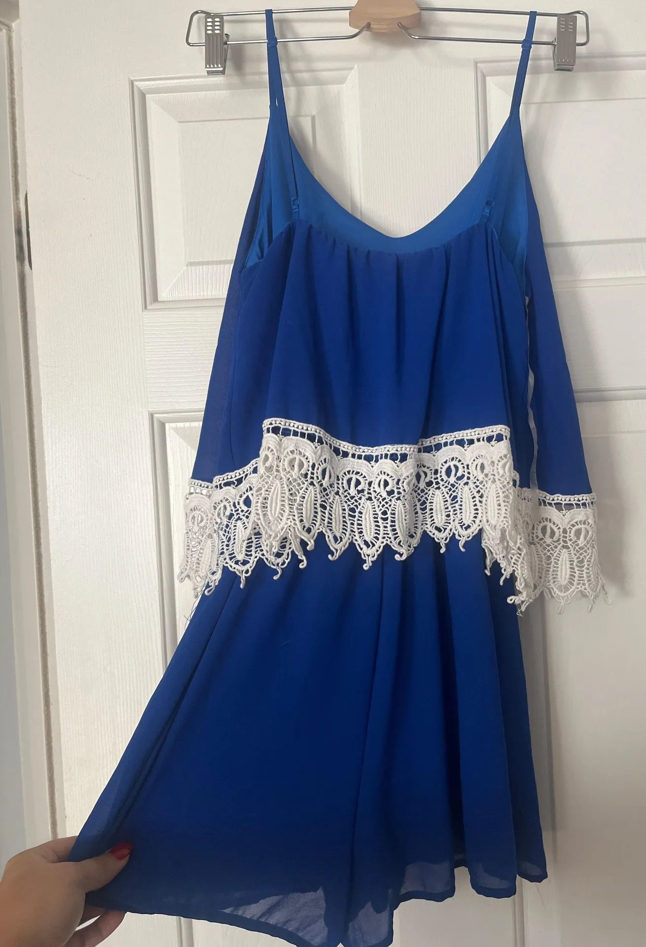 Royal Blue Romper Size M - Image 2