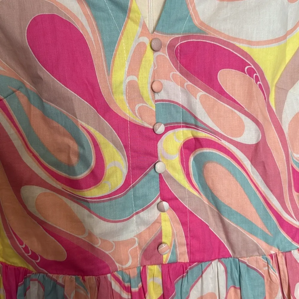 Brand NEW Karlie Jasmine Abstract Sleeveless Mini Dress - L‎ - Image 3