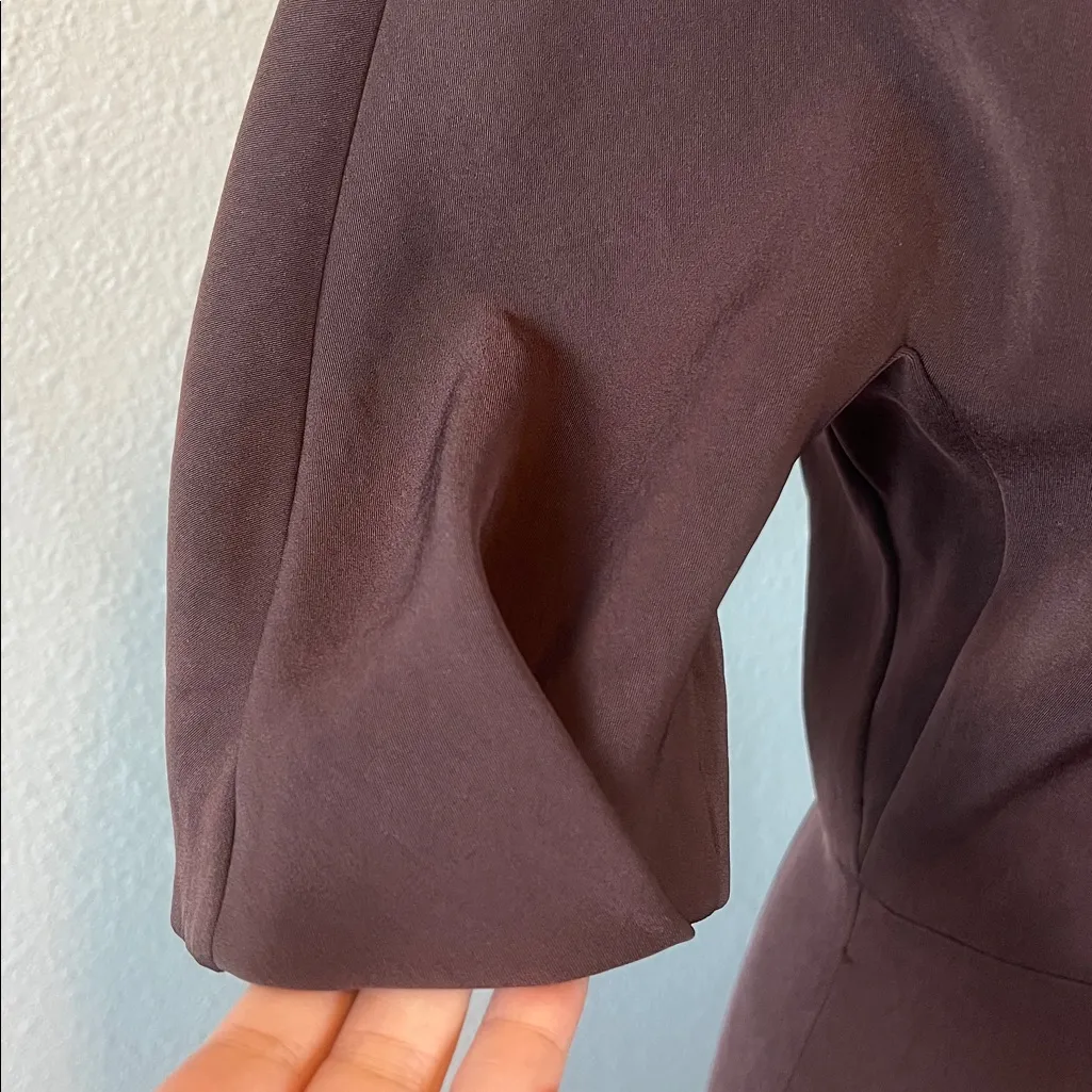 MM Lafleur Ingrid Knee Length Dress Brown/Burgundy Size 0 - Image 6