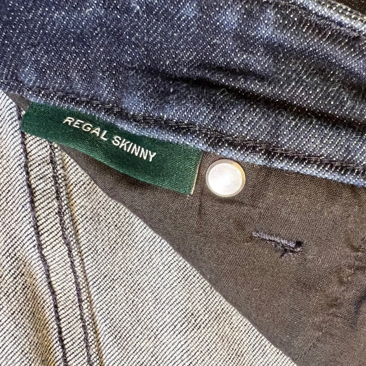 Lauren Ralph Lauren Regal Skinny Jeans Women's Size 8 Brown Side Stripe Denim‎ - Image 6