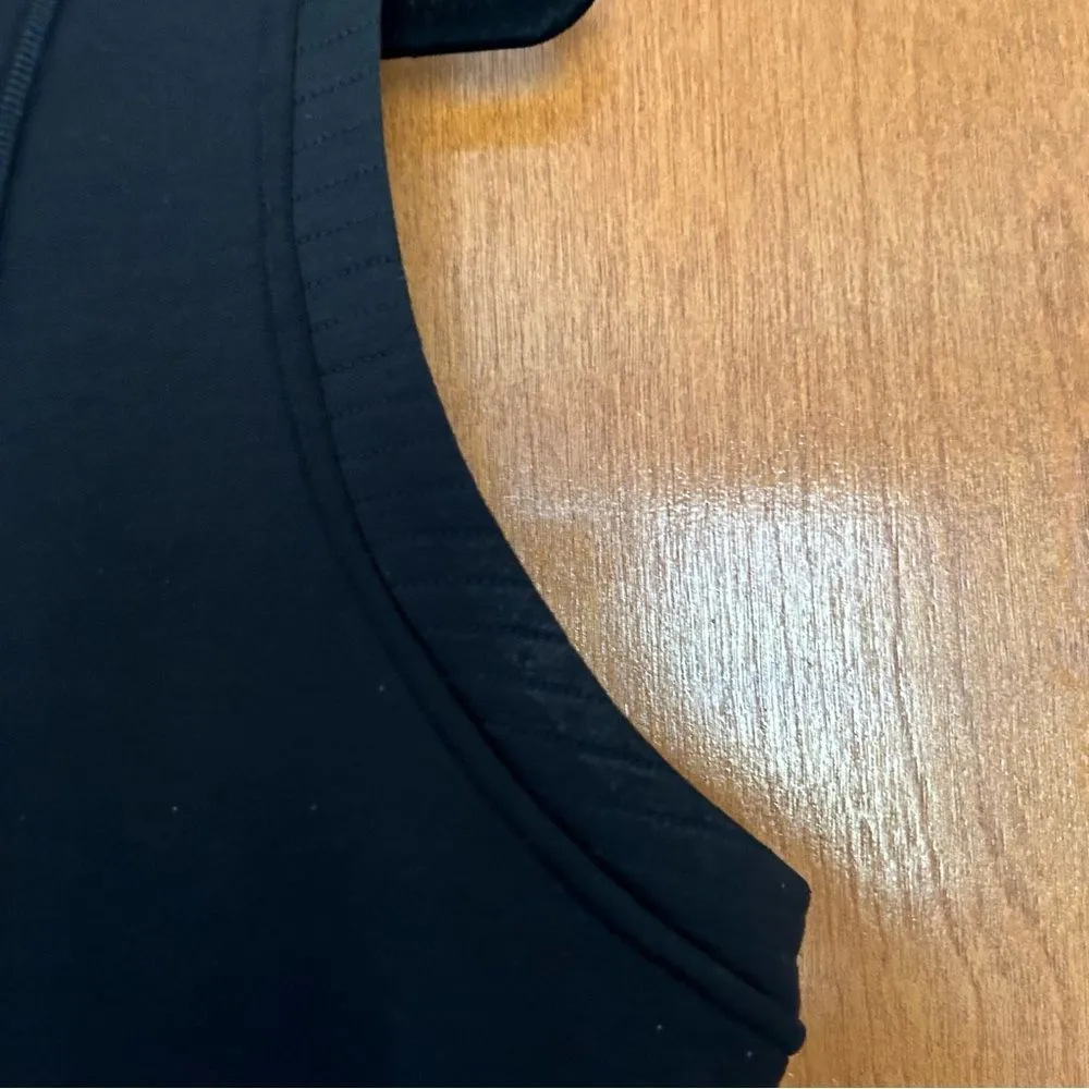 Aje Athletica Scuba Knit Sleeveless Mini Dress in Black Size 18 - Image 9