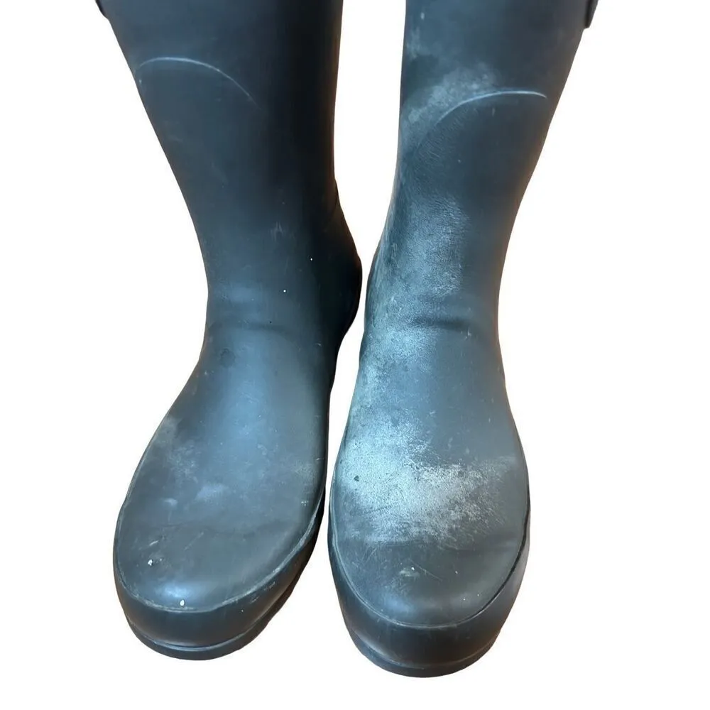 Hunter tall charcoal gray women’s sz 8 boots - Image 10